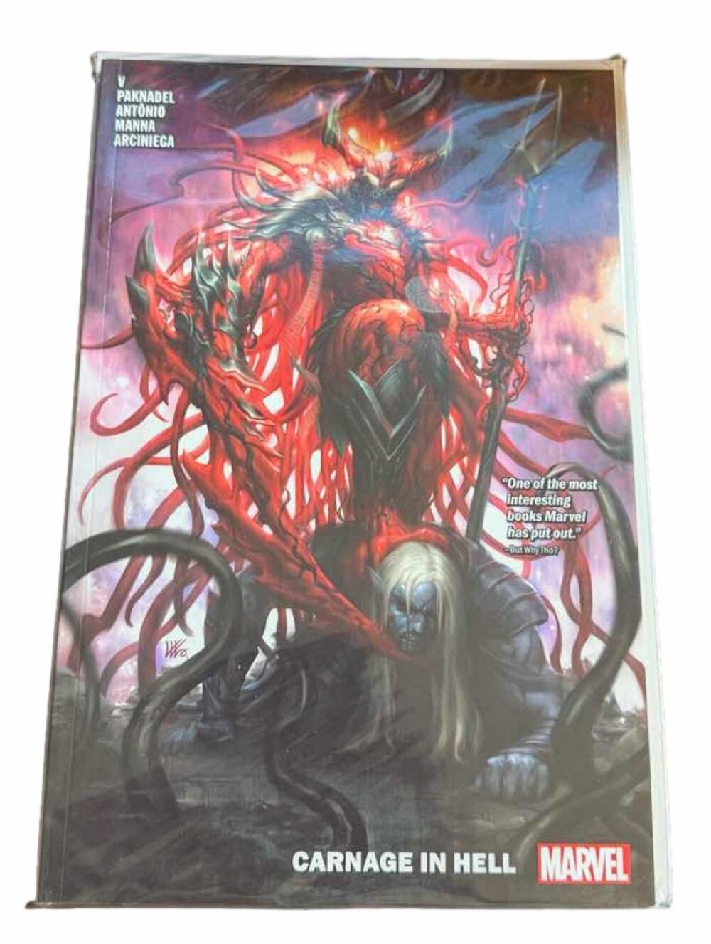 Carnage 6 Marvel Comics 2022 Paknadel Manna Arciniega Cover